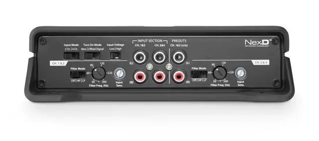 JL Audio JD400/4 forsterker 4x100W fulltone klasseD NexD™ 