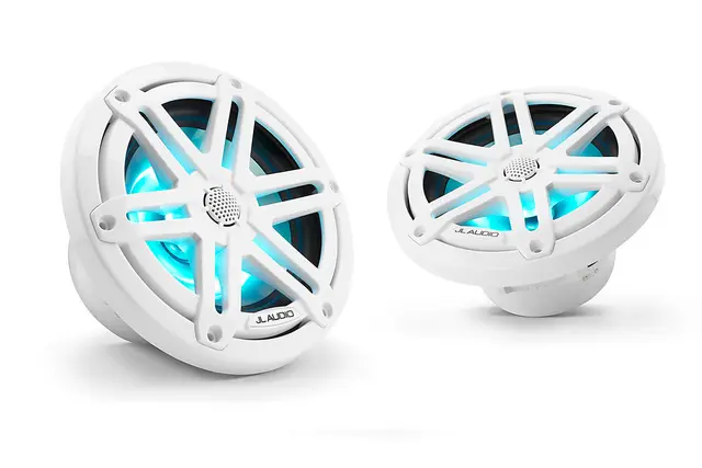 JL Audio M3-650X-S-Gw-i høyttalere (LED) 6,5" Sportsgrill hvit 