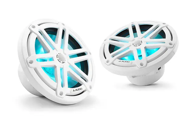 JL Audio M3-770X-S-Gw-i høyttalere (LED) 7,7" Sportsgrill hvit 