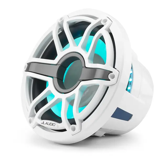 JL Audio M6-10IB-S-GwGw-i-4 subwoofer 10", 250W RMS, 4ohm Hvit Sport LED 