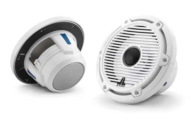 JL Audio M6-650X-C-GwGw Marine høyttaler 6,5" coax klassisk grill hvit 