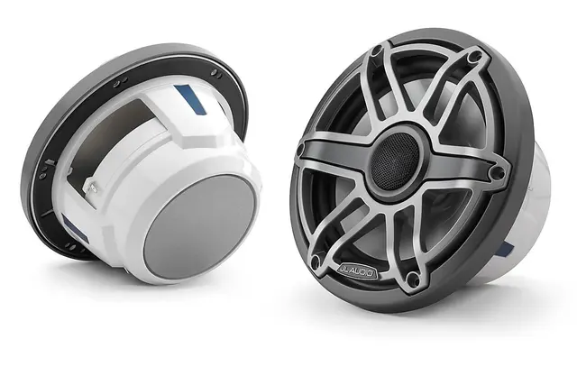 JL Audio M6-770X-S-GmTi Marine høyttaler 7,7" coax grå sportsgrill 