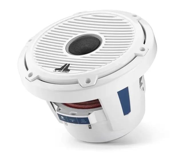 JL Audio M6-880X-C-GwGw høyttaler 8,8", 250W, 4ohm hvit klassisk grill 
