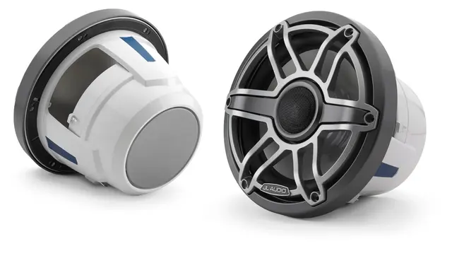 JL Audio M6-880X-S-GmTi høyttalere 8,8", 250W, 4ohm sort-sport-grill 
