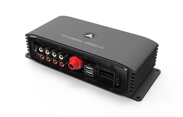 Jl Audio MM80-HR hovedenhet med soner Hideaway Marine Source Unit 30 Watt x 4 