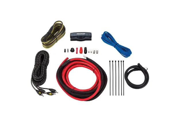Kicker kabelpakke 6mm² 1000W 47VK6 Komplett pakke Signal&Strøm rent kobber! 