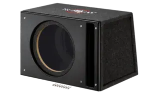 Basskasse med port fra MTX SLH10U Passer til 10", slot port - High End