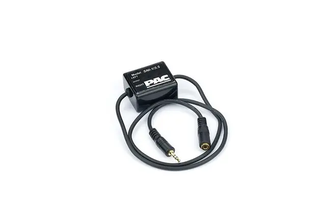 Stinger PAC SNI-1 AUX jordsløyfeisolator Støyfilter 3,5mm Jack inn/ut 