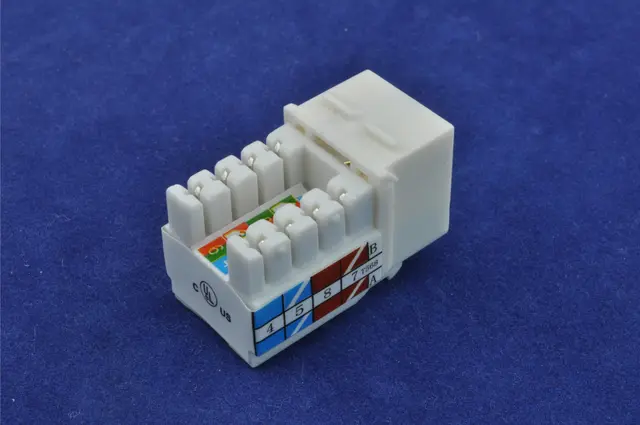 PHS Keystone Cat6 kontakt Innsats for PHS WallPlate Keystone uttak 