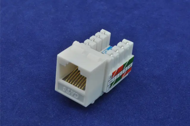 PHS Keystone Cat6 kontakt Innsats for PHS WallPlate Keystone uttak 