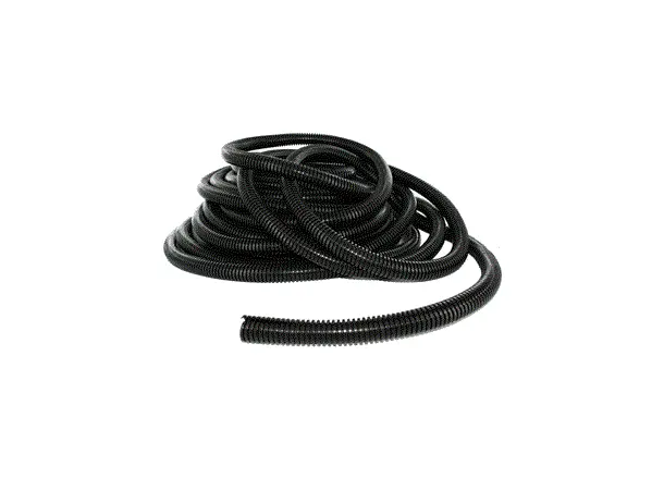 FLT12 - Fleksibel kabel strømpe MEDIUM 1/2" tykkelse, sort (metervare) 