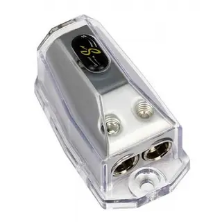 Stinger - SHD20 Splittblokk 25/50mm² inn 2x10/25mm²ut, Satin krom