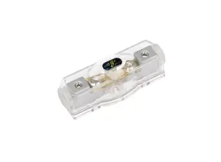 Stinger - SHD801 sikringsholder MIDI Satin krom, 4 eller 8 ga inn/ut