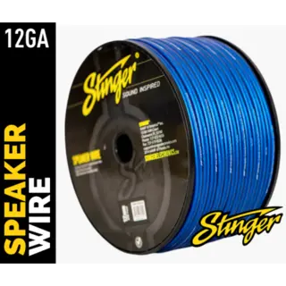 Stinger - SHW512B høyttalerkabel 4mm² Blå pris pr meter