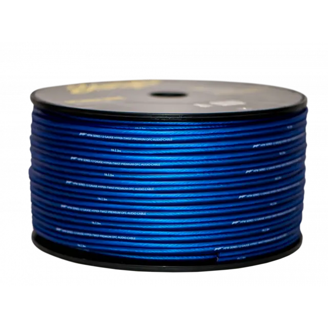 Stinger - SHW512B høyttalerkabel 4mm² Blå pris pr meter 