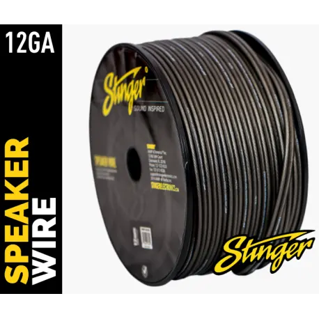 Stinger - SHW512G høyttalerkabel 4mm² Grå pris pr meter 