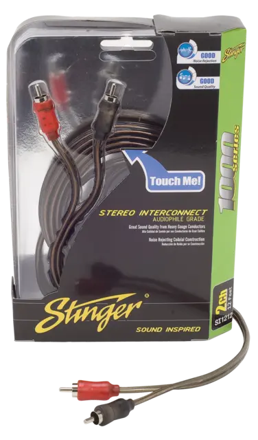 Stinger - SI1217 signalkabel 5m, 2 kanaler RCA 