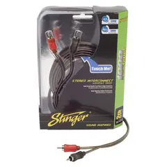 Stinger - SI1220 signalkabel 6m, 2 kanaler RCA