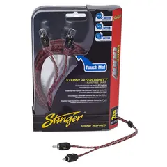 Stinger SI423 Signalkabel 1m 4000 Serien, 2 kanaler RCA