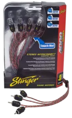 Stinger SI4412 Signalkabel 3,5m 4000 Serien, 4 kanaler RCA