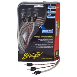 Stinger SI4912 Signalkabel 3,5m 4000 Serien, Audio/Video RCA
