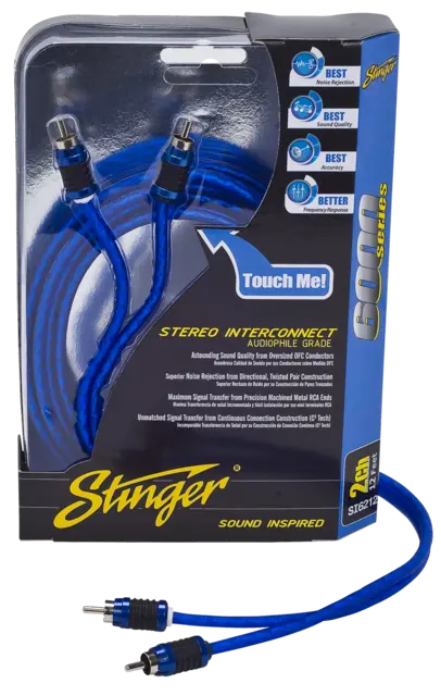 Stinger - SI6217 Signalkabel 5m 6000 Serien, 2 kanaler RCA 