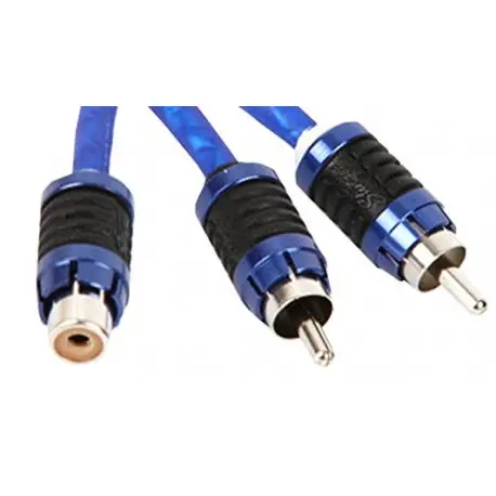 Stinger - SI62YM Signalsplitter/ Y-ledd 6000 Serien, 1 hunn / 2 hann RCA 