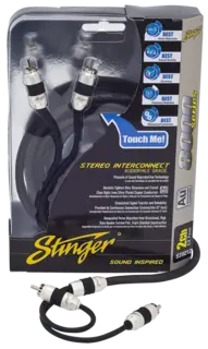 Stinger - SI8217 Signalkabel 5m 8000 Serien, 2 kanaler RCA