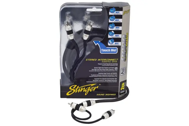 Stinger - SI826 Signalkabel 2m 8000 Serien, 2 kanaler RCA 