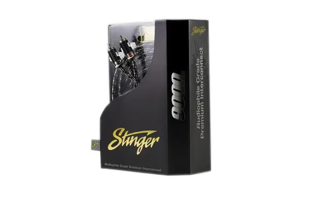 Stinger - SI9217 signalkabel 5m Ultra OFC, Rhodium platert RCA ender 