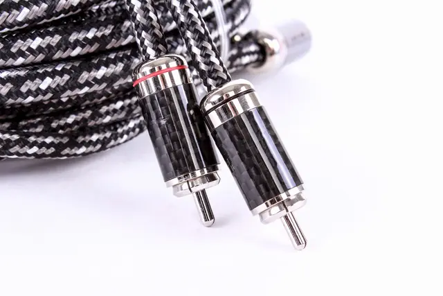 Stinger - SI9217 signalkabel 5m Ultra OFC, Rhodium platert RCA ender 