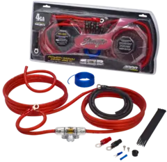 Stinger kabelpakke 25mm² 1500W SK4641 Komplett pakke Signal&amp;Strøm rent kobber!