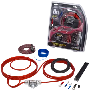 Stinger kabelpakke 10mm² 600W SK4681 Komplett pakke Signal&amp;Strøm rent kobber!