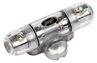 Stinger sikringsholder AGU SPD5101 4 eller 8 ga inn/ut, krom
