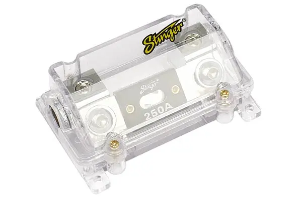 Stinger - SPD5202 sikringsholder ANL 25mm²inn/ut vanntett, krom 