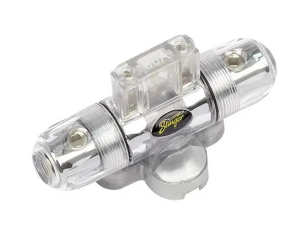 Stinger - SPD5601 sikringsholder MAXI 25/10mm²inn/ut, vanntett, krom 