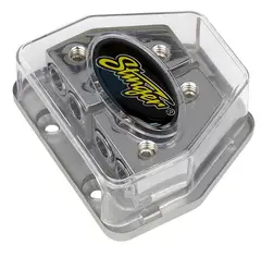 Stinger - SPD570 Splittblokk +&amp;- 2x25mm² inn 2x10mm² ut, krom