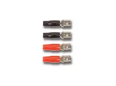 Stinger - SPT5112 kabelsko 1,5-4mm², 6,3mm flatstift hunn, krom