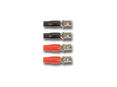 Stinger - SPT5112 kabelsko 1,5-4mm², 6,3mm flatstift hunn, krom 