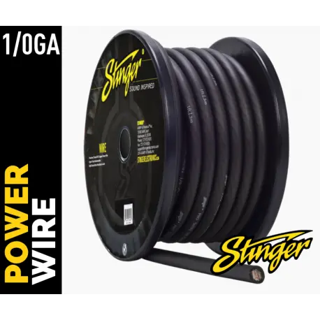 Stinger strømkabel 50mm² SPW10TB Oksygenfri kobber- sort pris pr meter 