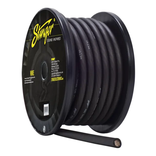 Stinger strømkabel 50mm² SPW10TB Oksygenfri kobber- sort pris pr meter 