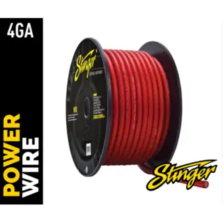 Stinger strømkabel 25mm² SPW14TR Oksygenfri kobber- rød pris pr meter