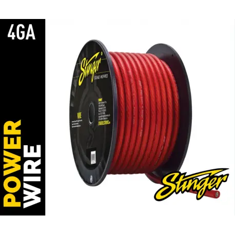 Stinger strømkabel 25mm² SPW14TR Oksygenfri kobber- rød pris pr meter 