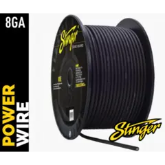 Stinger strømkabel 10mm² SPW18TB Oksygenfri kobber- sort  pris pr. meter