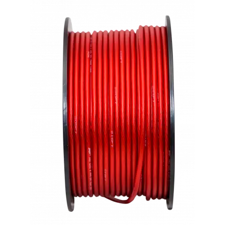 Stinger strømkabel 10mm² SPW18TR Oksygenfri kobber- rød pris pr. meter 