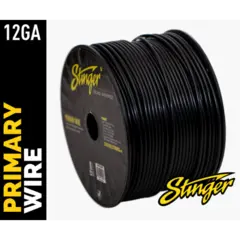 Stinger - SPW312BK strømkabel 4mm Sort pris pr meter