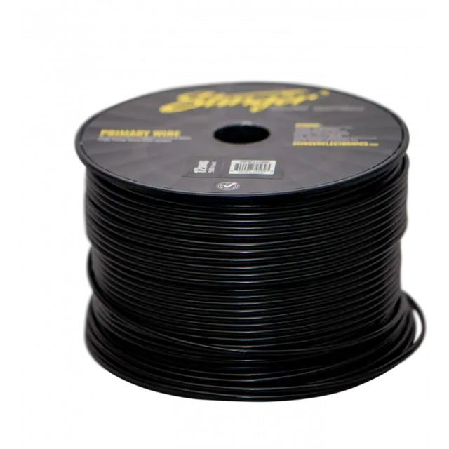 Stinger - SPW312BK strømkabel 4mm Sort pris pr meter 