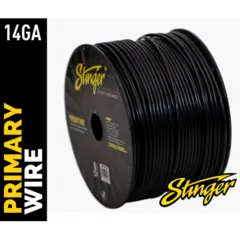 Stinger - SPW314BK strømkabel 2,5mm Sort pris pr meter