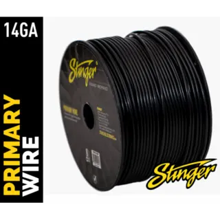Stinger - SPW314BK strømkabel 2,5mm Sort pris pr meter