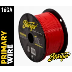 Stinger - SPW316RD strømkabel 1,5mm Rød pris pr meter